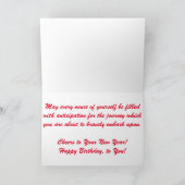 Carte d'anniversaire "EMPRESS Riverboat" (Intérieur)