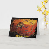 Carte d'anniversaire Emu Dream (Fleur jaune)