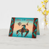 Carte d'anniversaire End Of The Trail (Fleur jaune)