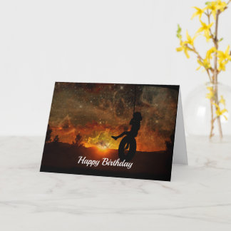 Carte d'anniversaire Enfant en Pneus