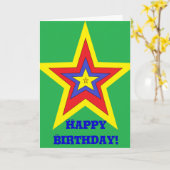 Carte d'anniversaire enfant la plus froide (Fleur jaune)