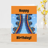 Carte d'anniversaire - Enfants (Fleur jaune)