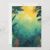 Carte d'anniversaire enfants dinosaure (Dos)