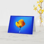 Carte d'anniversaire ensoleillée (Fleur jaune)