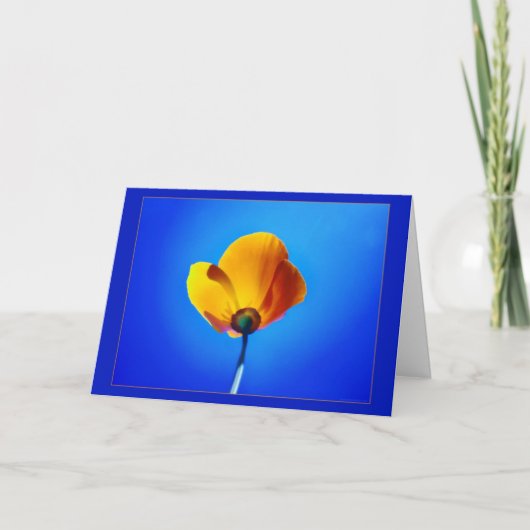 Carte d'anniversaire ensoleillée (Devant)