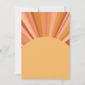 Carte d'anniversaire ensoleillée (Dos)