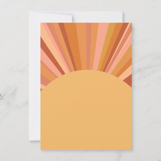 Carte d'anniversaire ensoleillée (Dos)