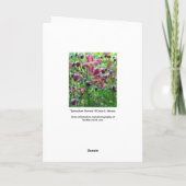 Carte d'anniversaire Epimedium Flowers (Dos)