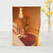 Carte d'anniversaire « Escalier de l'hôtel St-Paul (Fleur jaune)