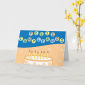 Carte d'anniversaire espagnole (Fleur jaune)