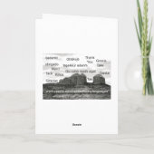 Carte d'anniversaire espagnole (Dos)