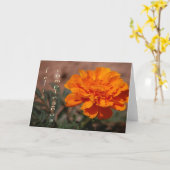 Carte d'anniversaire espagnole (Fleur jaune)