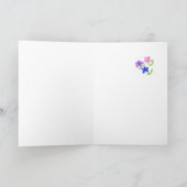 Carte d'anniversaire espagnole - Flower Power (Intérieur)