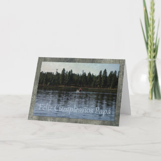 Carte d'anniversaire espagnole pour le papa