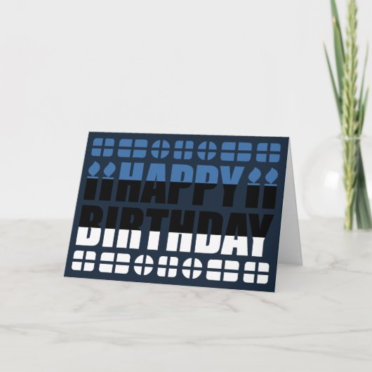 Carte d'anniversaire estonienne (Devant)