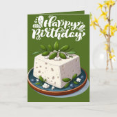 Carte d'anniversaire et page de coloriage (Fleur jaune)