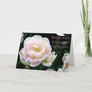 Carte d'anniversaire Etape fille