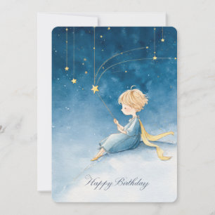 Carte d'anniversaire Étoile Magique
