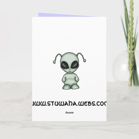 Carte d'anniversaire étrangère (Dos)