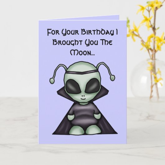 Carte d'anniversaire étrangère (Fleur jaune)