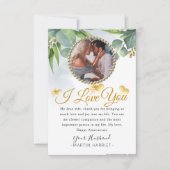 Carte d'anniversaire Eucalyptus Photo Femme (Devant)