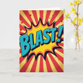 Carte d'anniversaire Explosion (Fleur jaune)