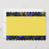 Carte d'anniversaire Explosion Exotique de Feux d' (Dos)