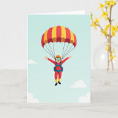 Carte d'anniversaire Exuberant Flight (Fleur jaune)