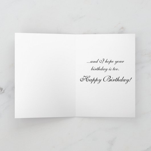 Carte d'anniversaire fabuleuse (Intérieur)