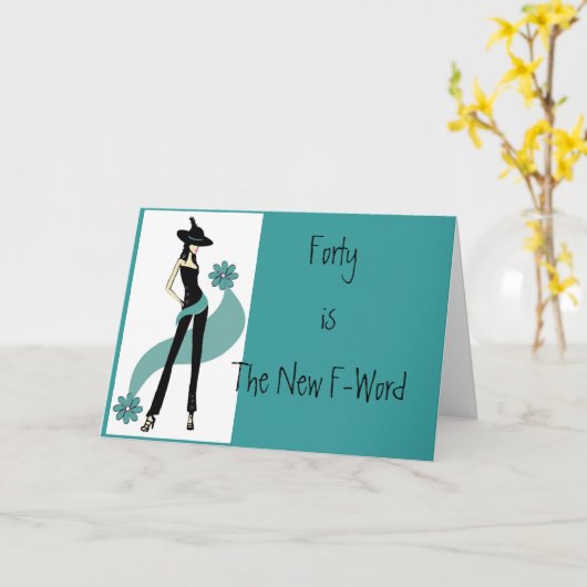 Carte d'anniversaire fabuleuse de Freakin (Fleur jaune)