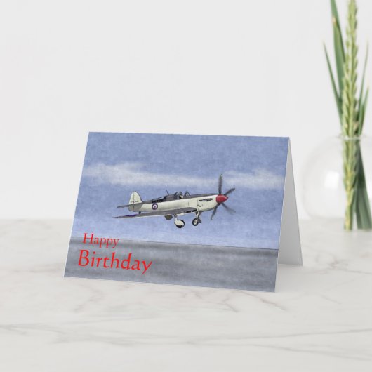 Carte d'anniversaire Fairey Firefly (Devant)