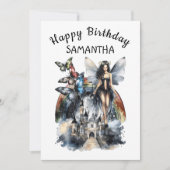 Carte d'anniversaire Fairytale collage (Devant)