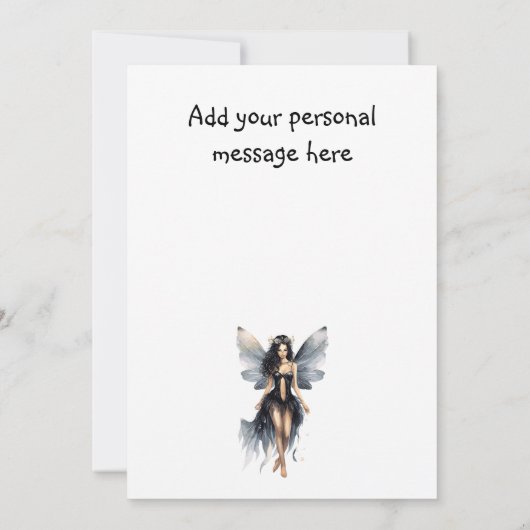 Carte d'anniversaire Fairytale collage (Dos)