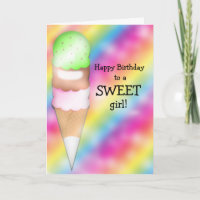 Carte d'anniversaire faite sur commande de