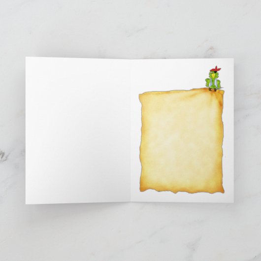 Carte d'anniversaire faite sur commande de photo (Intérieur)