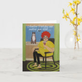 Carte d'anniversaire fantastique (Fleur jaune)