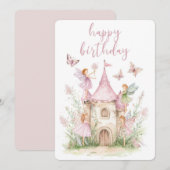 Carte d'anniversaire Fée Capricieuse  (Devant / Derrière)