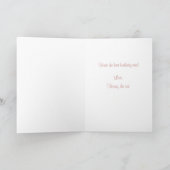 Carte d'anniversaire féminine du chat (Intérieur)