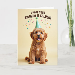 Carte d'anniversaire festive et duveteuse