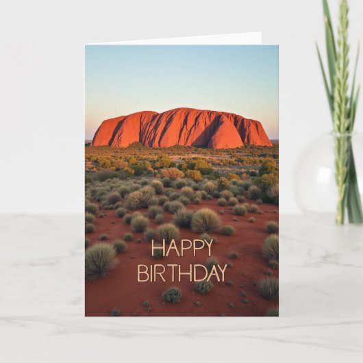Carte d'anniversaire Festive Monolith (Devant)