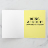 CARTE D'ANNIVERSAIRE FILLE À PETIT MAillot DE BAIN (Intérieur)