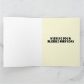 CARTE D'ANNIVERSAIRE FILLE AVEC CHAT CHATS ART (Intérieur)