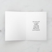 carte d'anniversaire fille avec chat cupcake ginge (Intérieur)