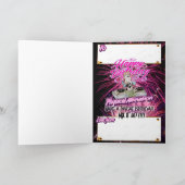 Carte d'anniversaire fille DJ (Intérieur)