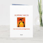 Carte d'anniversaire fille moto (Dos)