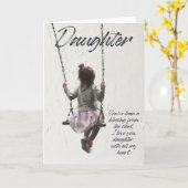 Carte d'anniversaire fille pour fille avec versets (Fleur jaune)