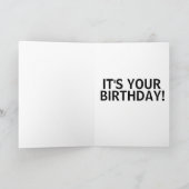 CARTE D'ANNIVERSAIRE FILLE SOURIRE! (Intérieur)