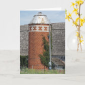 Carte d'anniversaire « Flagstaff Silo » (Fleur jaune)