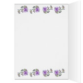 Carte d'anniversaire Fleur dans le désert (Intérieur (Gauche))