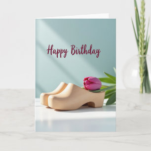 Carte d'anniversaire Fleur de Bois Serein